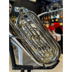 Tuba Harlem Sound  Ht-18n 4/4 Compacta 4 Pistos Transversais 4/4 Bb Niquelada
