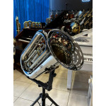 Tuba Harlem Sound  Ht-20n 5/4 4 Pistos Transversais 5/4 Bb Niquelada