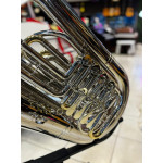 Tuba Harlem Sound  Ht-20n 5/4 4 Pistos Transversais 5/4 Bb Niquelada