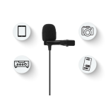 Microfone Jbl Cslm-20b Lapela Cabo com 6m (1+5)