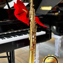 Saxofone Soprano Jahnke Jssh001 Laq - Seminovo