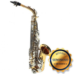SAXOFONE ALTO JAHNKE JSAH001 LAQ/NIQ - SEMINOVO