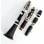 CLARINETE JAHNKE JCC101 BB EBANO 17CH PRATA