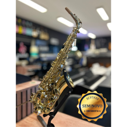 Saxofone Alto Jahnke Jsah001 Laq com Acessorios Novos - Seminovo 