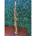 Saxofone Soprano Jahnke Jssh001 Laq Dourado - Seminovo