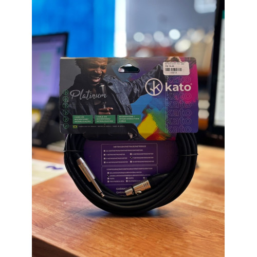 Cabo Kato Microfone K2 7 Metros Xlr-f / P10