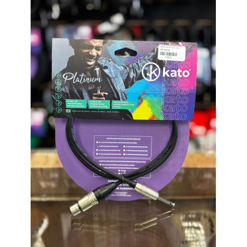 Cabo Kato Microfone K2 1 Metro Xlr F / P-10