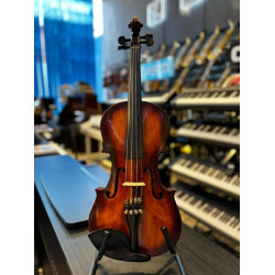 Violino Luthier Júlio Loredo Harmoizado e Filetado À Mão C/ Kit Ébano