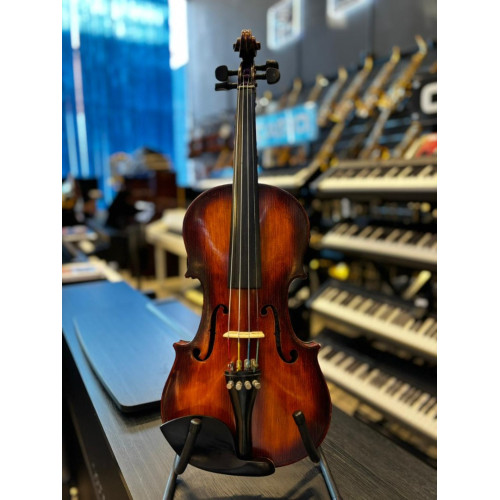 Violino Luthier Júlio Loredo Harmoizado e Filetado À Mão C/ Kit Ébano