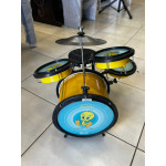 BATERIA INFANTIL LUEN WARNER PIU-PIU BABY AMARELA
