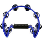 PANDEIROLA LUEN MEIA LUA 22CM ABS AZUL - 40070AZ
