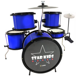 BATERIA LUEN INFANTIL STAR KIDS AZUL - 44000AZ