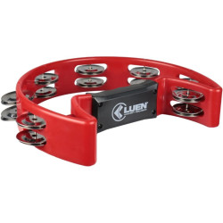 PANDEIROLA LUEN MEIA LUA 22CM ABS VERMELHO - 40070VM