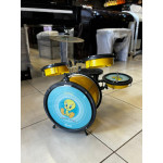 BATERIA INFANTIL LUEN WARNER PIU-PIU BABY AMARELA