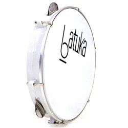 PANDEIRO BATUKA LUEN 10'' ABS BRANCO PELE LEITOSA - 60045CX