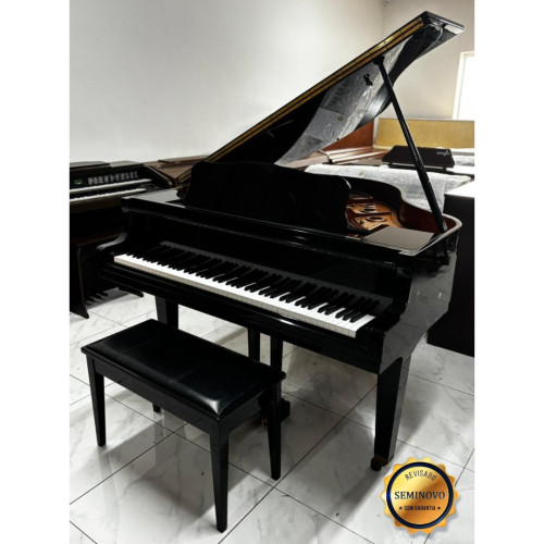 Piano Yamaha de Cauda Acustico 1,60 Preto Brilho - Seminovo
