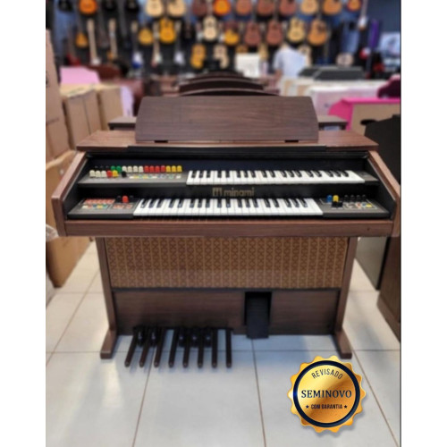 Orgao Minami Md7000 Amadeirado - Seminovo
