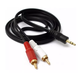 Cabo Mxt P2 Stereo / 2 Rca Dourado 1.8M 
