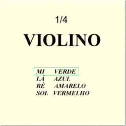 Corda Avulsa Calixto Violino e (Mi) 1/4