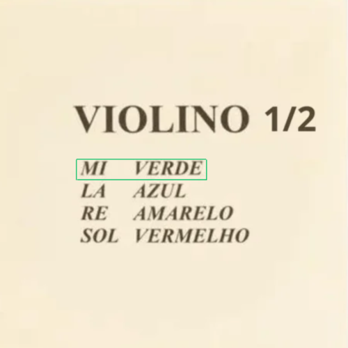 Corda Avulsa Calixto Violino e (Mi) 1/2 Corda Avulsa Calixto Violino e (Mi) 1/2