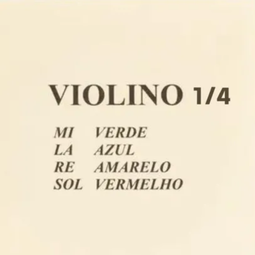 Encordoamento Calixto Violino 1/4 Encordoamento Calixto Violino 1/4