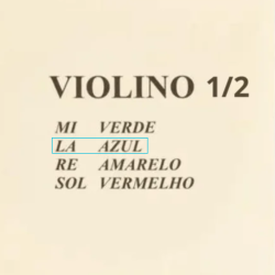 Corda Avulsa Calixto Violino 1/2 a (La)