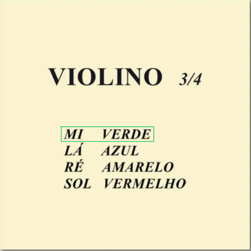 Corda Avulsa Calixto Violino e (Mi) 3/4 Corda Avulsa Calixto Violino e (Mi) 3/4