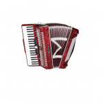 ACORDEON MICHAEL ACM12007N 120BX PRD VERMELHO