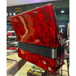 Acordeon Michael Acm8007n 80 Baixos Vermelha C/Case