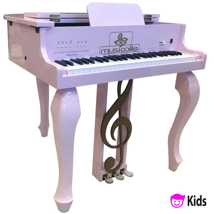 PIANO DE CAUDA MUSICALLE INFANTIL MARROM - Compre Agora!