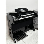 Orgão Musicalle Ms3b Preto Laqueado C/Banqueta - Seminovo