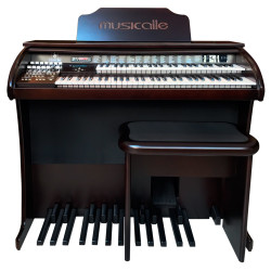 ORGAO MUSICALLE MS6F IMBUIA ACETINADO