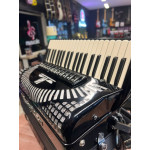 Acordeon Exselsior 120b 4 Vozes 11/5 Registro Italiano C/ Capa Original - Seminovo