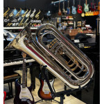 TUBA SINFÔNICA MUSICALLE 4/4 BB 4 PISTOS NIQ/CH BANHO OURO