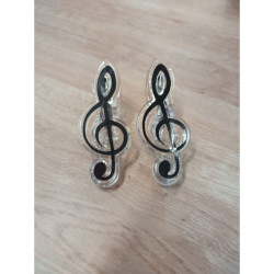 PRENDEDOR DE PARTITURA MUSICALLE CLAVE SOL PLASTICO - PAR