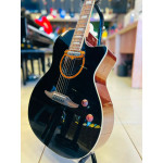 Violão Vintage Vre900bk Revo Elektra Black