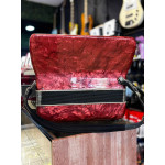 Acordeon Rialto Luxo 80 Baixos Vermelho Seminovo