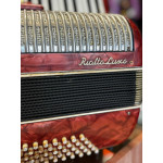 Acordeon Rialto Luxo 80 Baixos Vermelho Seminovo
