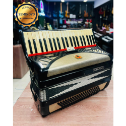 Acordeon Todeschini 120bx Preta - Seminovo