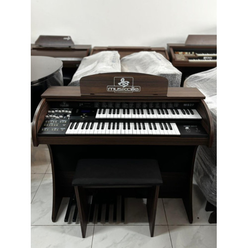 Orgao Musicalle Ms2f Serie Gold Amadeirado - Mostruario