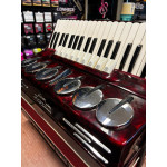 Acordeon Super Frascatti Profissional 120 Baixos 9 Registros e Abafador - Seminovo