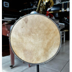 Pandeiro 10" Madeira Verniz C/ Pele Couro - Seminovo