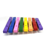 Xilofone Infantil Madeira Colorido 8 Tecla