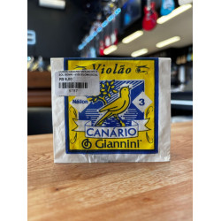 Corda Canario Avulsa Violao Ny 3º Sol Genw