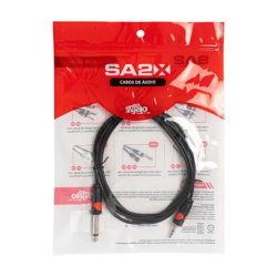 Cabo Sa2x Ca-23 - 5 Metros - P10 Stereo X P2 Femea Stereo