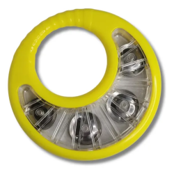 PANDEIROLA VANGUARDA INFANTIL AMARELA