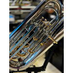 TUBA SINFÔNICA MUSICALLE 4/4 BB 4 PISTOS NIQ/CH BANHO OURO