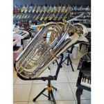 TUBA SINFÔNICA MUSICALLE 4/4 BB 4 PISTOS NIQ/CH BANHO OURO