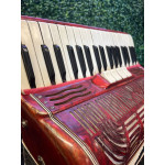 Acordeon Paolo Soprani 80bx Vermelho - Seminovo