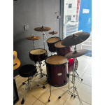 Bateria Pearl Ex Export Series Completa - Seminovo